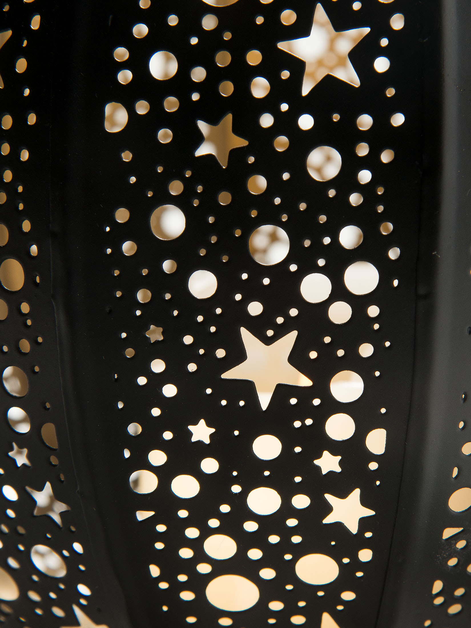 Verano Windlicht, Black/Gold