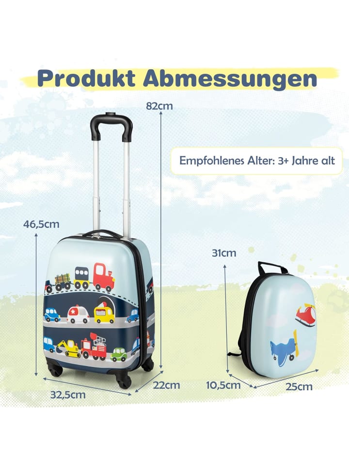 COSTWAY 2 tlg. Trolley mit Rucksack in Andere günstig kaufen onesize
