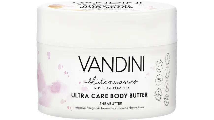 VANDINI CARE Ultra Body Butter Sheabutter 200 ml