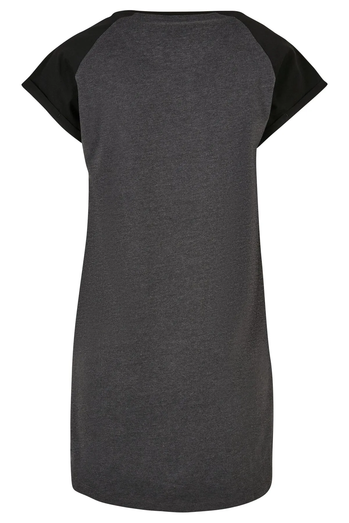 Urban Classics  Damen Kontrast-Raglan-T-Shirt-Kleid für Damen