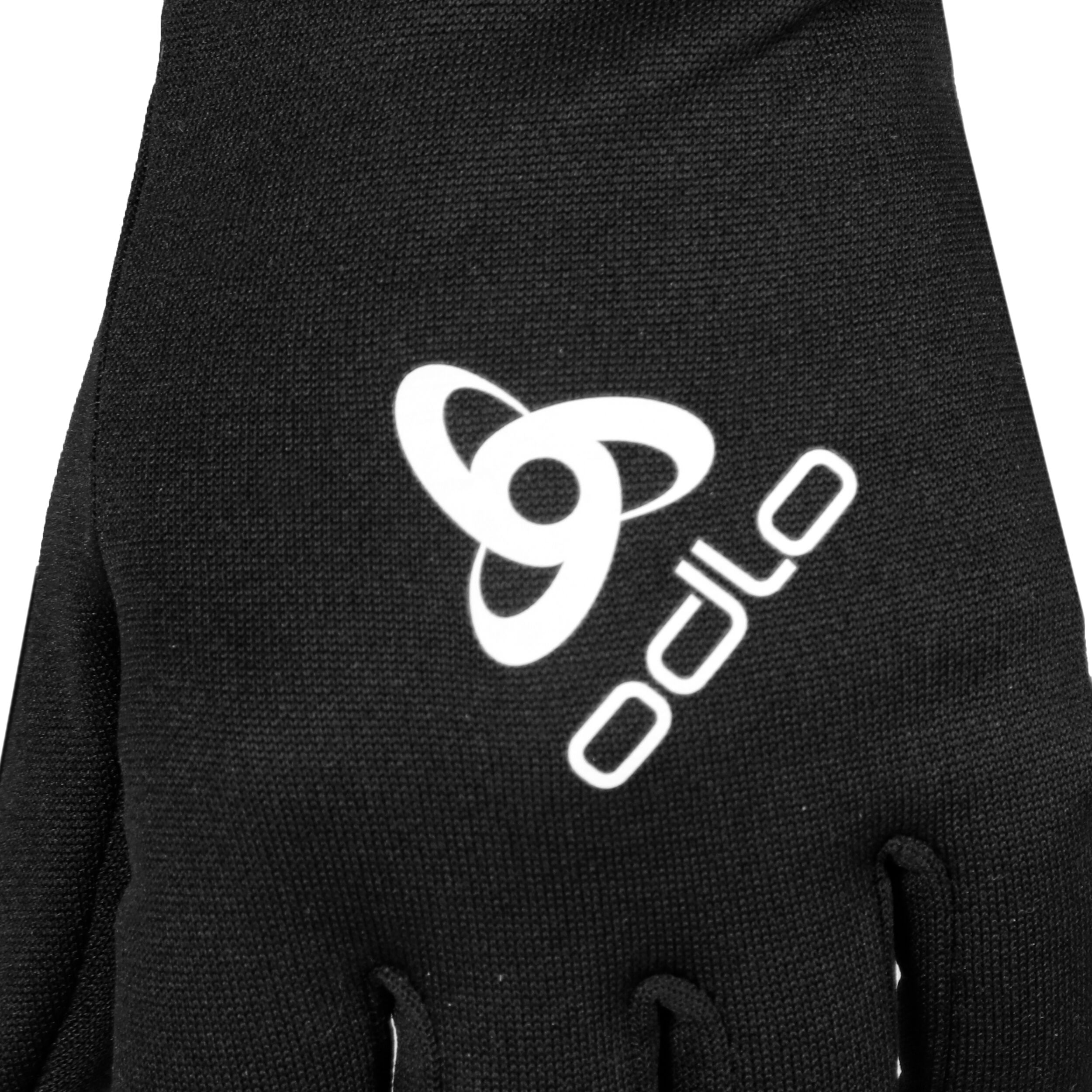 Stretchfleece Liner Eco Gloves Laufhandschuhe - Schwarz
