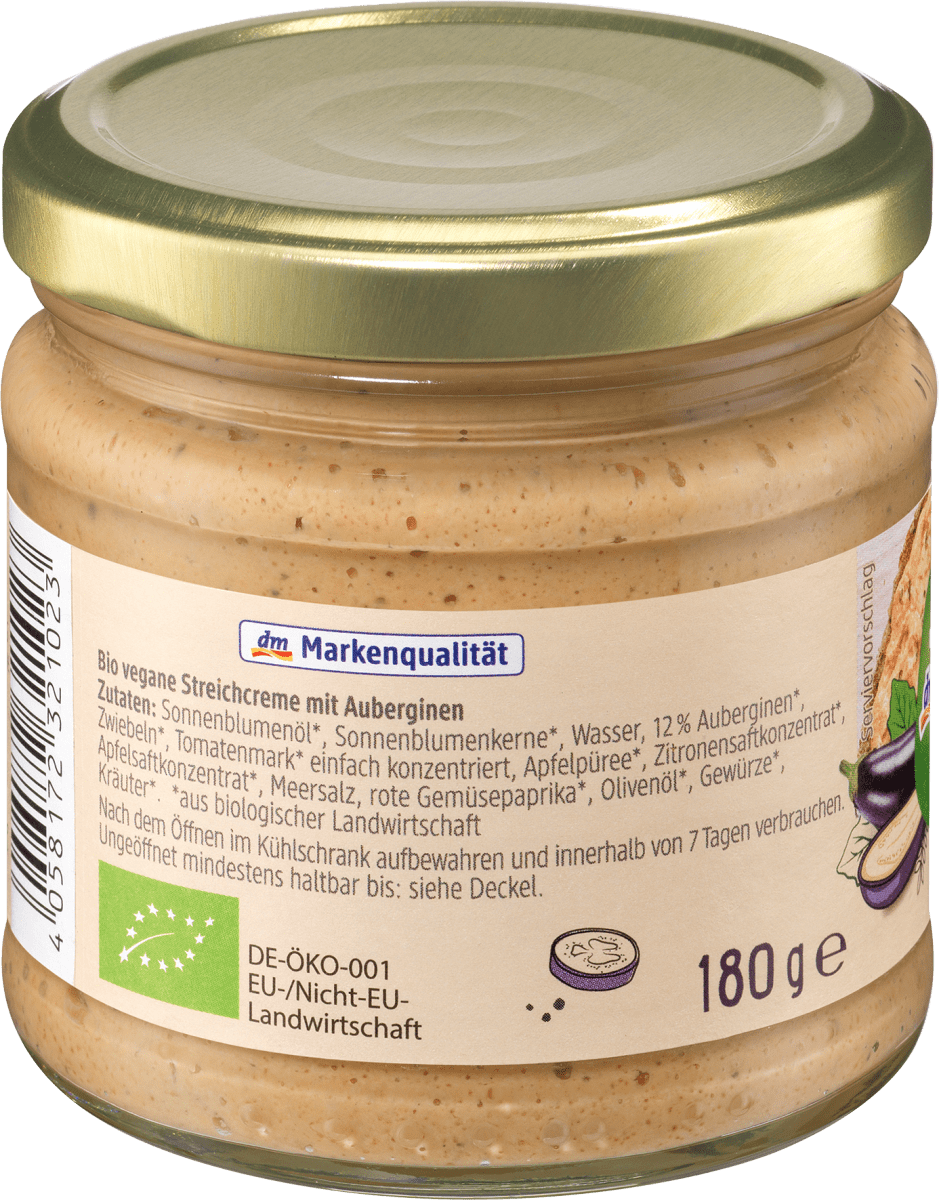 Streichcreme Aubergine, 180 g