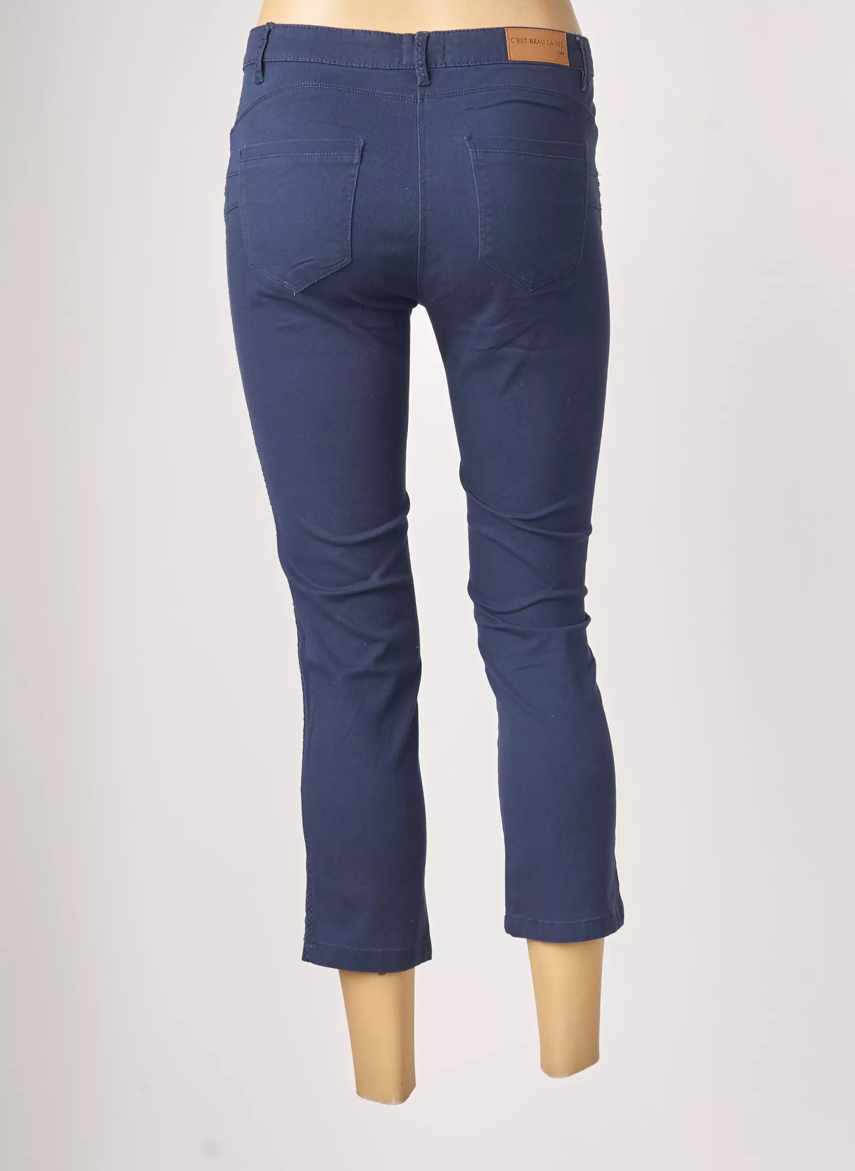 C Est Beau La Vie Pantacourts Femme couleur bleu