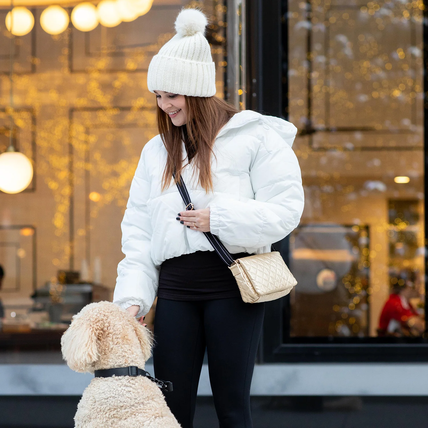 Horizontal Quilted Crossbody After Hours