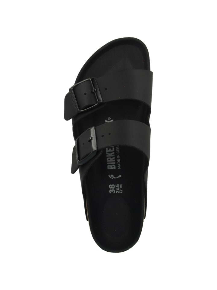 Birkenstock Sandale Arizona Birko-Flor schmal in schwarz günstig kaufen