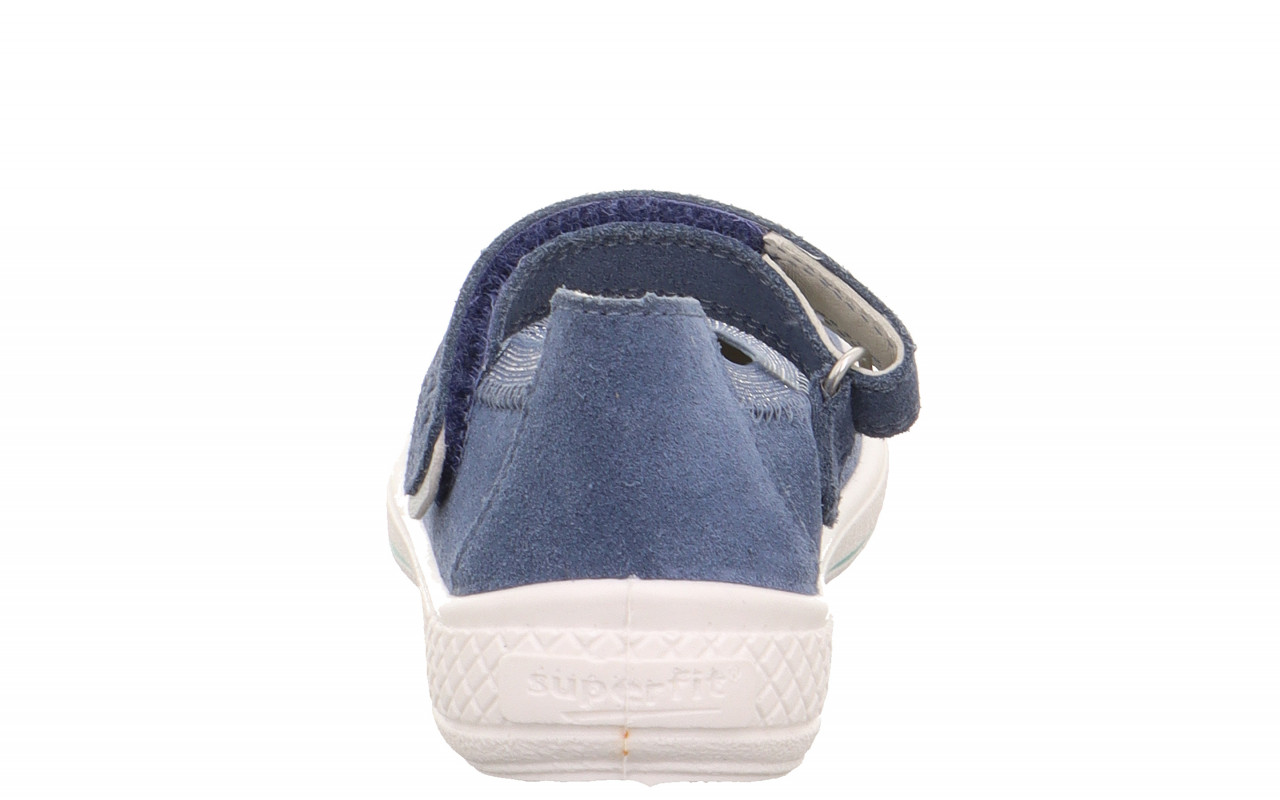TENSY - Blau Ballerina mit Klettverschluss
