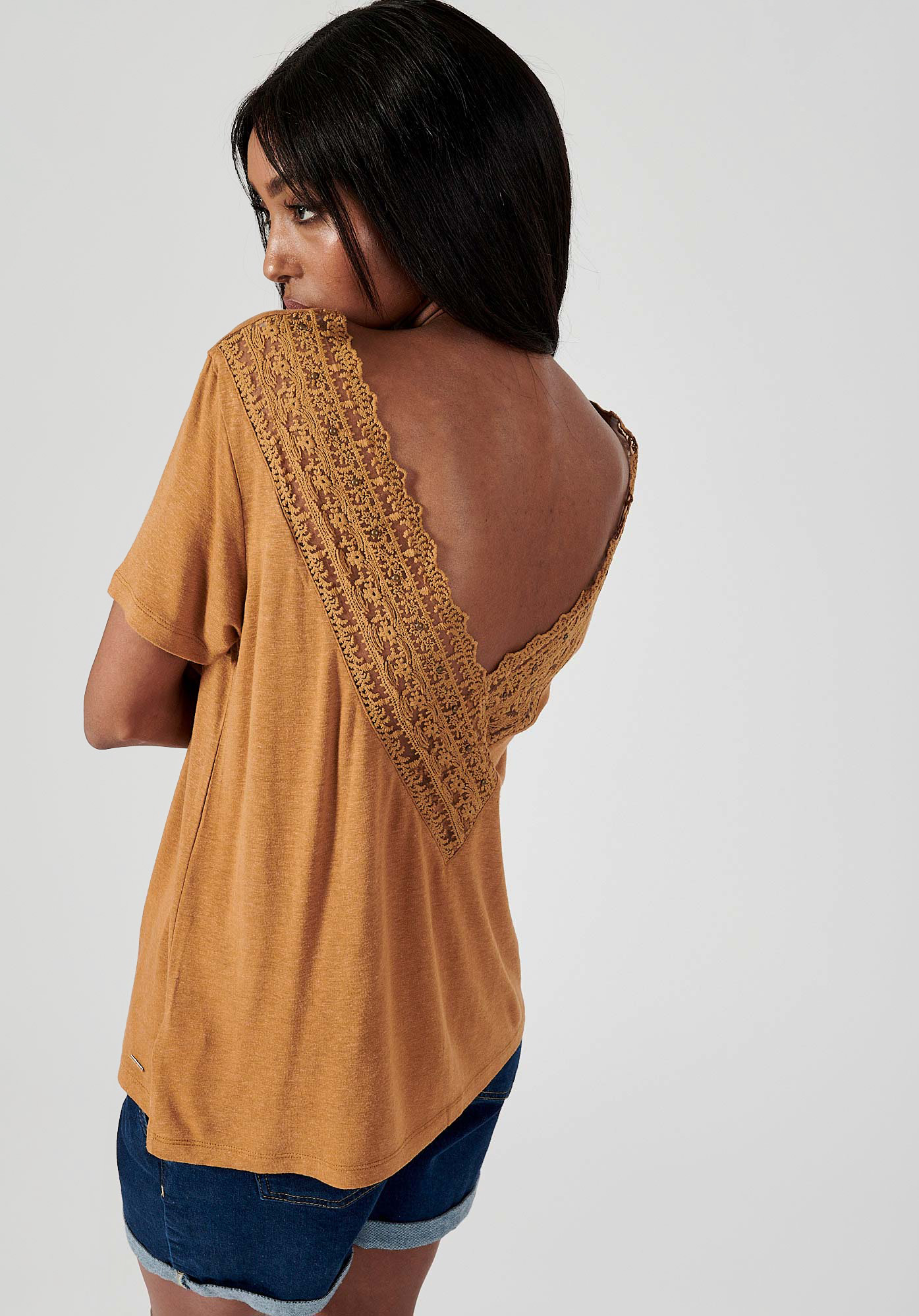 FILIP  T-shirt marron femme