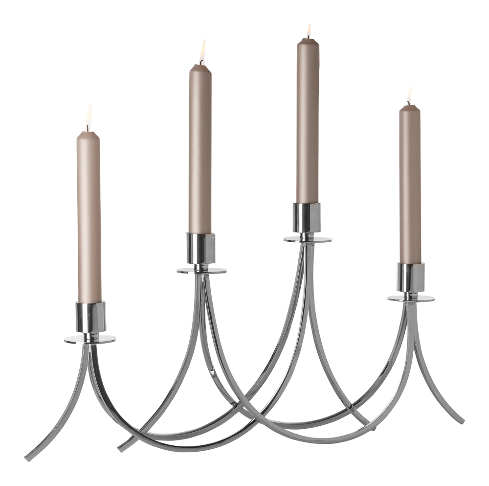 Stabkerze Candle steinfarben