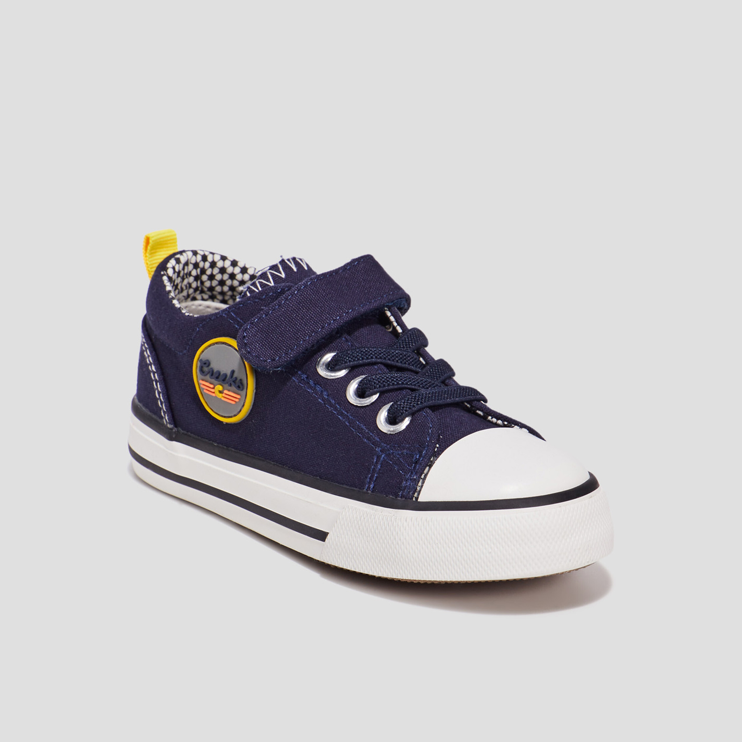 Tennis en toile à lacets Creeks bleu marine garçon | La Halle