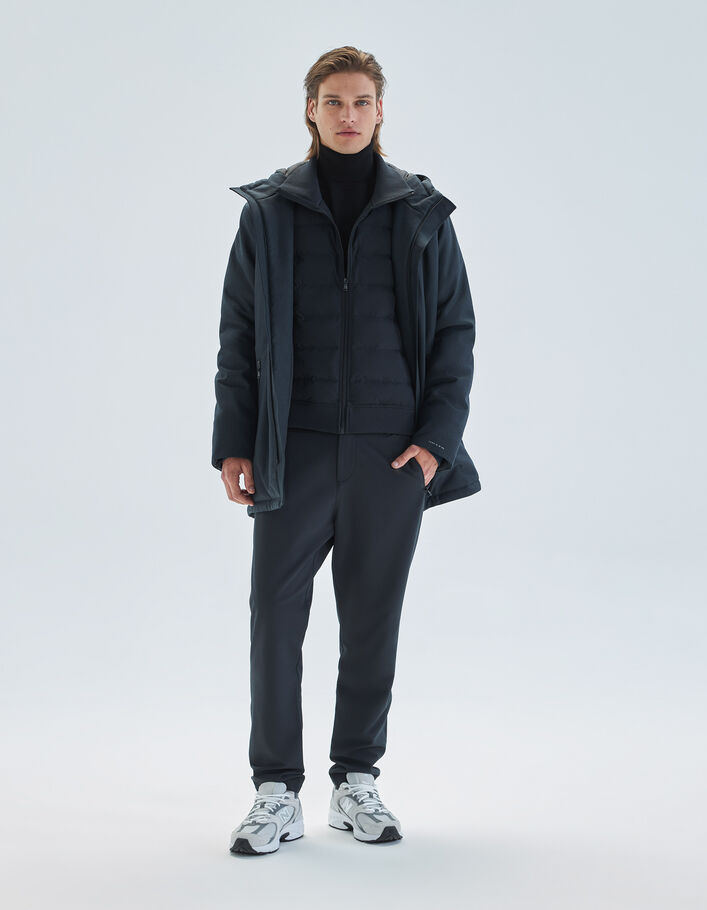 Parka marine WATERPROOF détails Reflective Homme