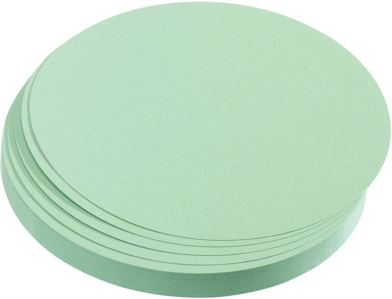 Franken Kreis Moderationskarten 14 x 14 cm Papier Grün 500 Stück