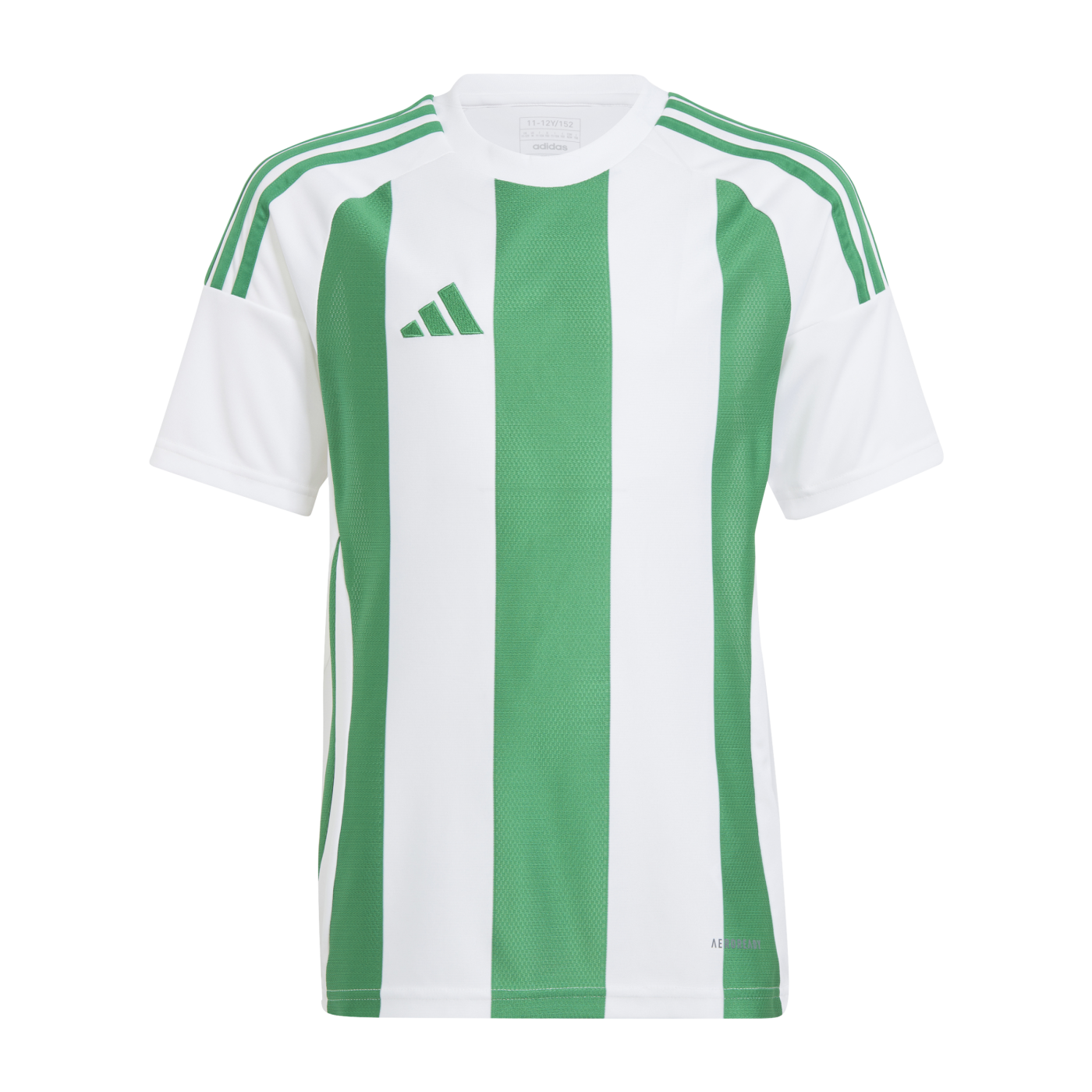 adidas Striped 24 Trikot Kids Weiss Grün