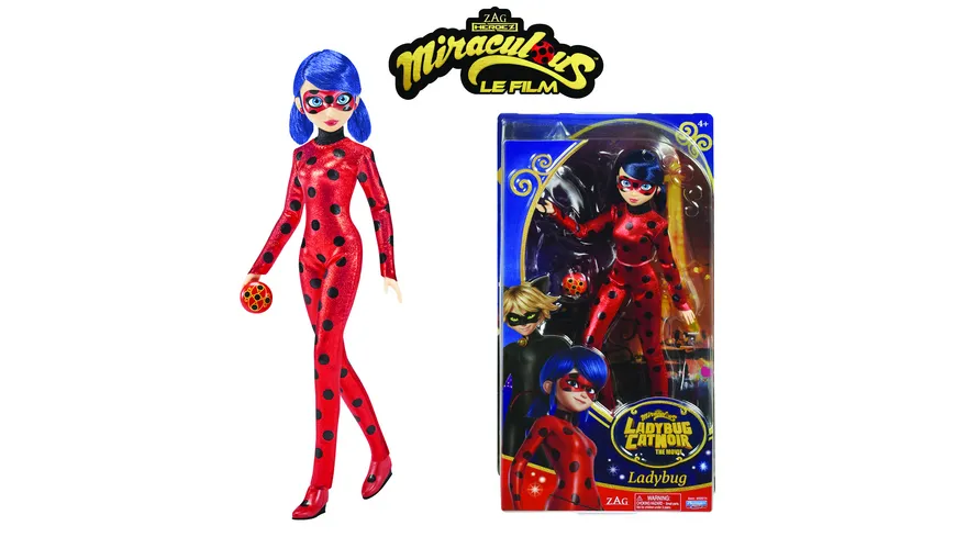Bandai - Miraculous Puppe 26cm Ladybug Movie Special