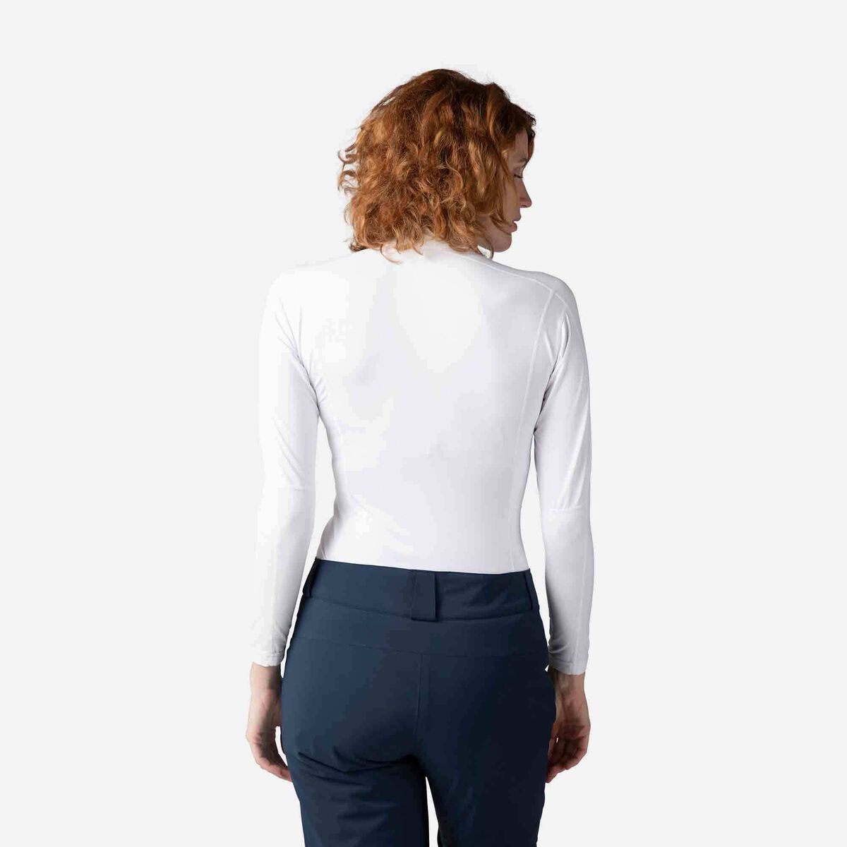 Damenoberteil Baselayer Classique mit halbem Reißverschluss