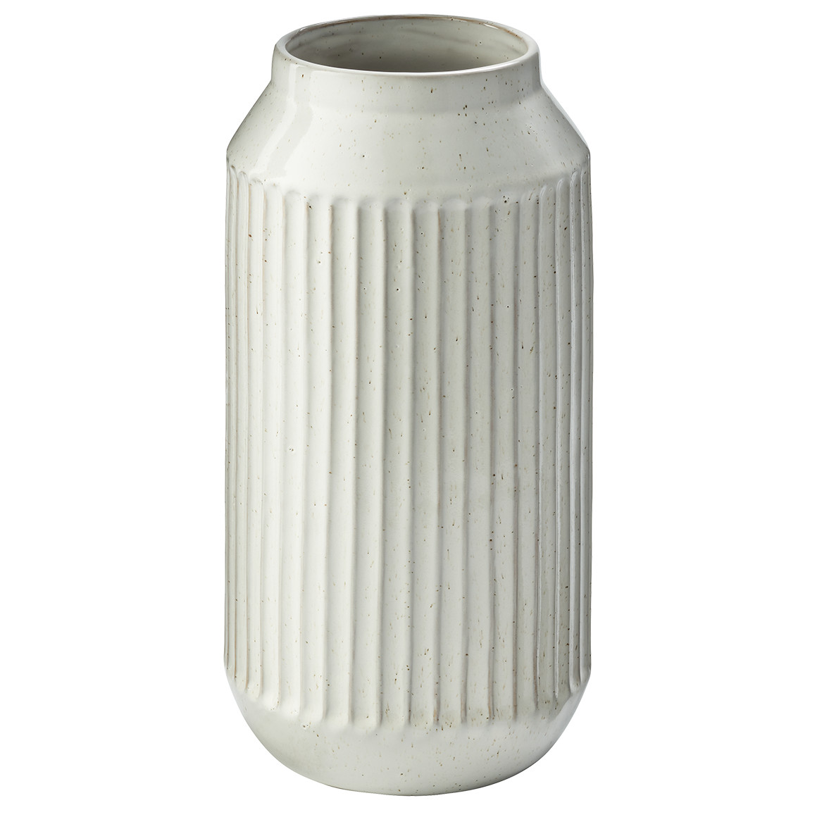 Vase in Riffel-Optik
