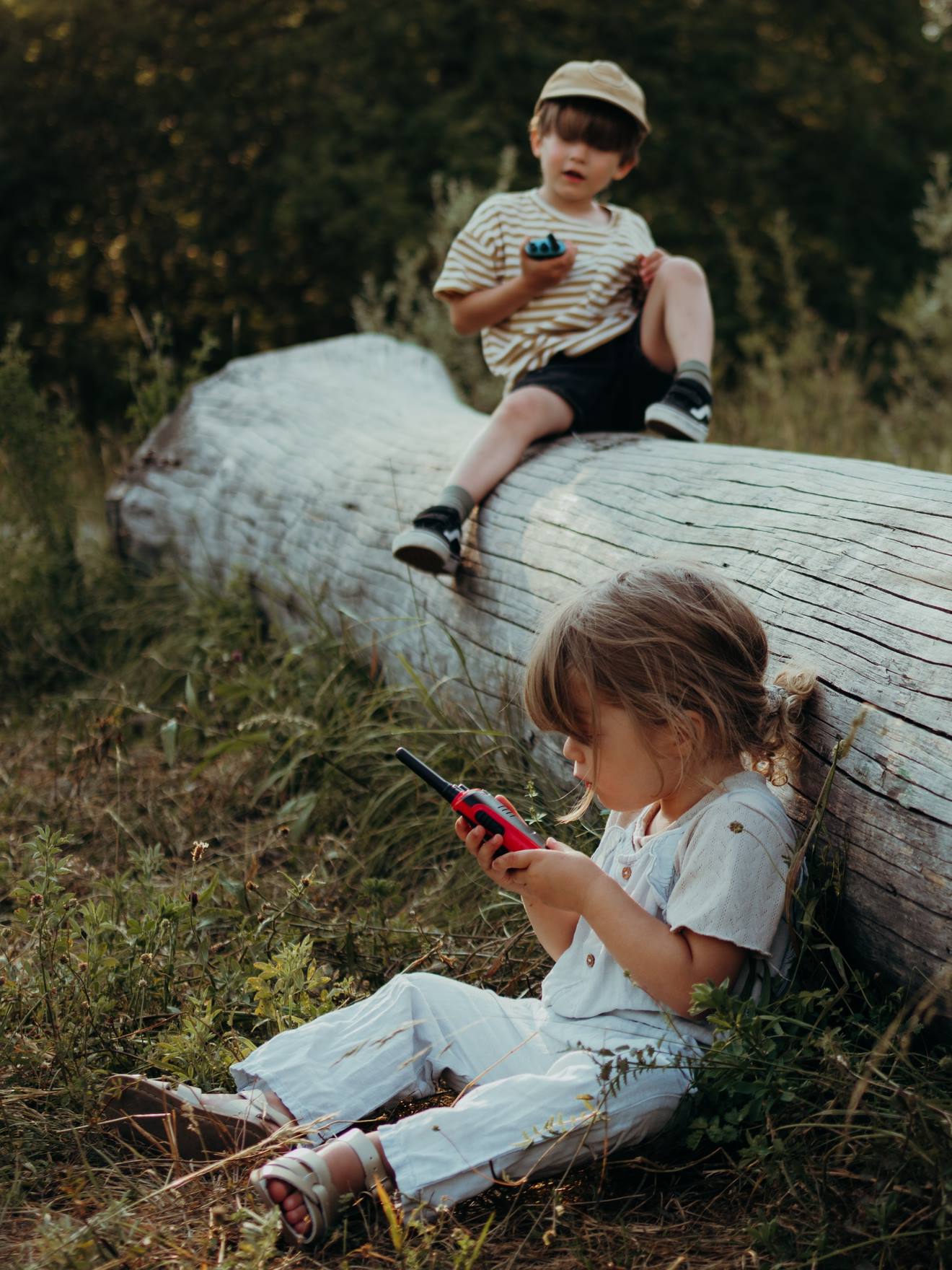 Kidywolf Kinder Akku-Walkie-Talkie KIDYTALK KIDYWOLF - blau