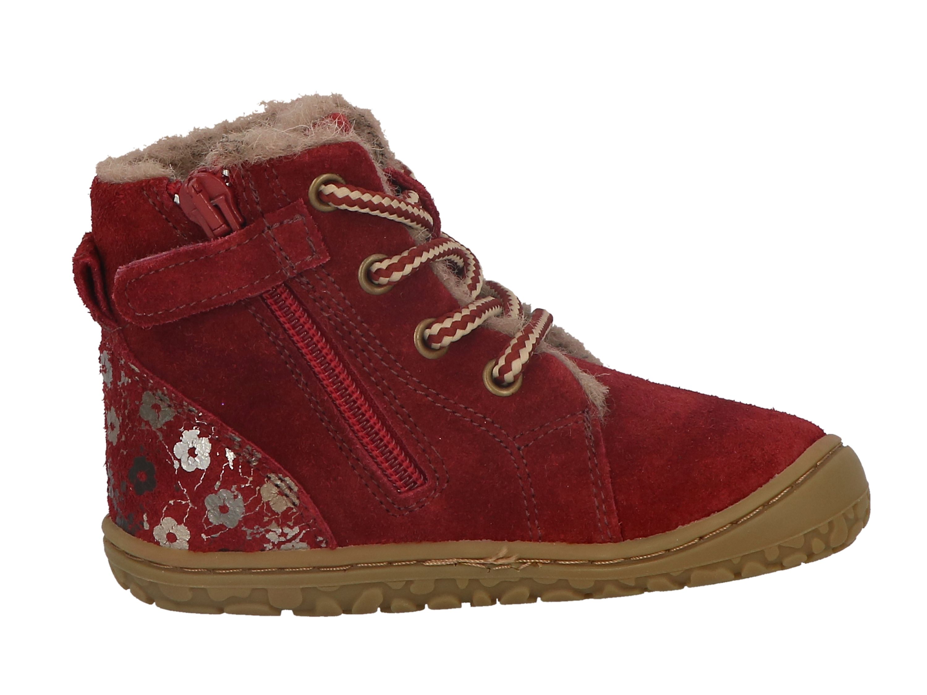 Lurchi Lauflernschuh Nurdi Barefoot - bordo