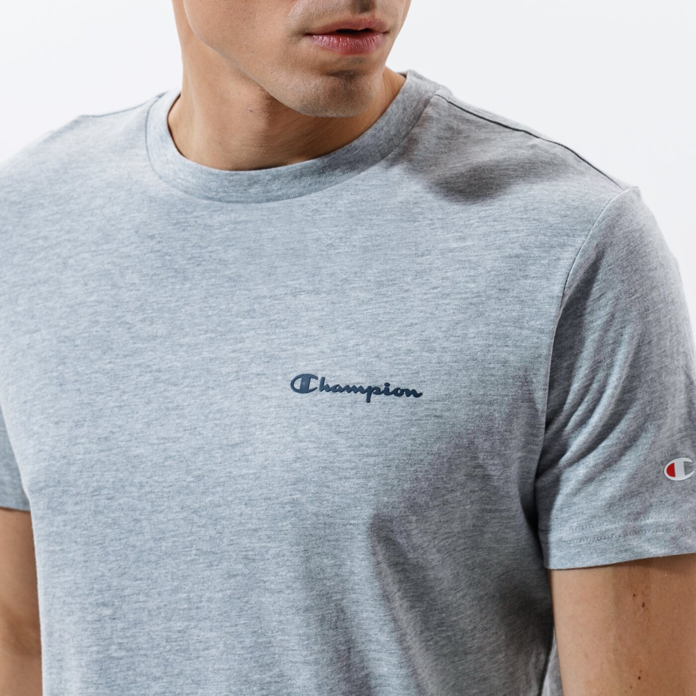 CHAMPION T-SHIRT CREWNECK T-SHIRT Grau