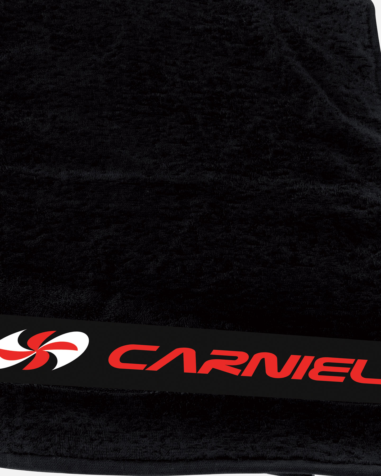 Carnielli Špongiový uterák do posilňovne 40x100 ČIERNA 9002 REA