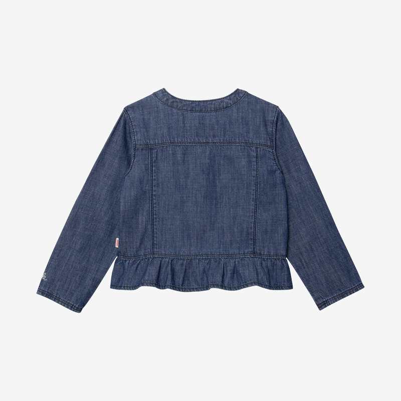Veste bébé fille jean brodé bleu Catimini