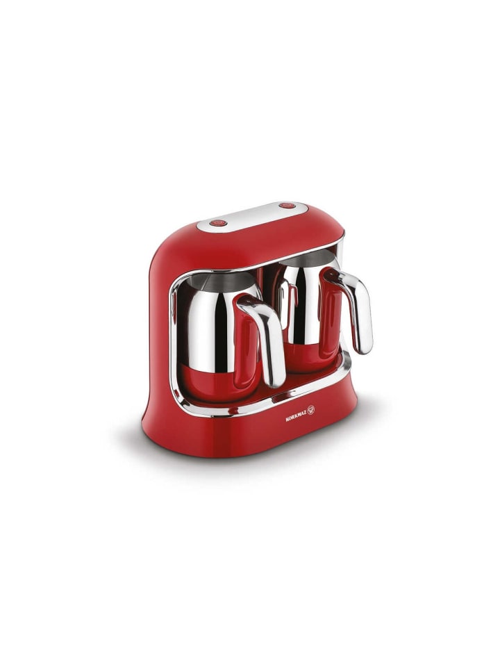 Korkmaz Türkische Mokkamaschine 800W in Rot Twin Kaffeemaschine in Rot günstig kaufen onesize