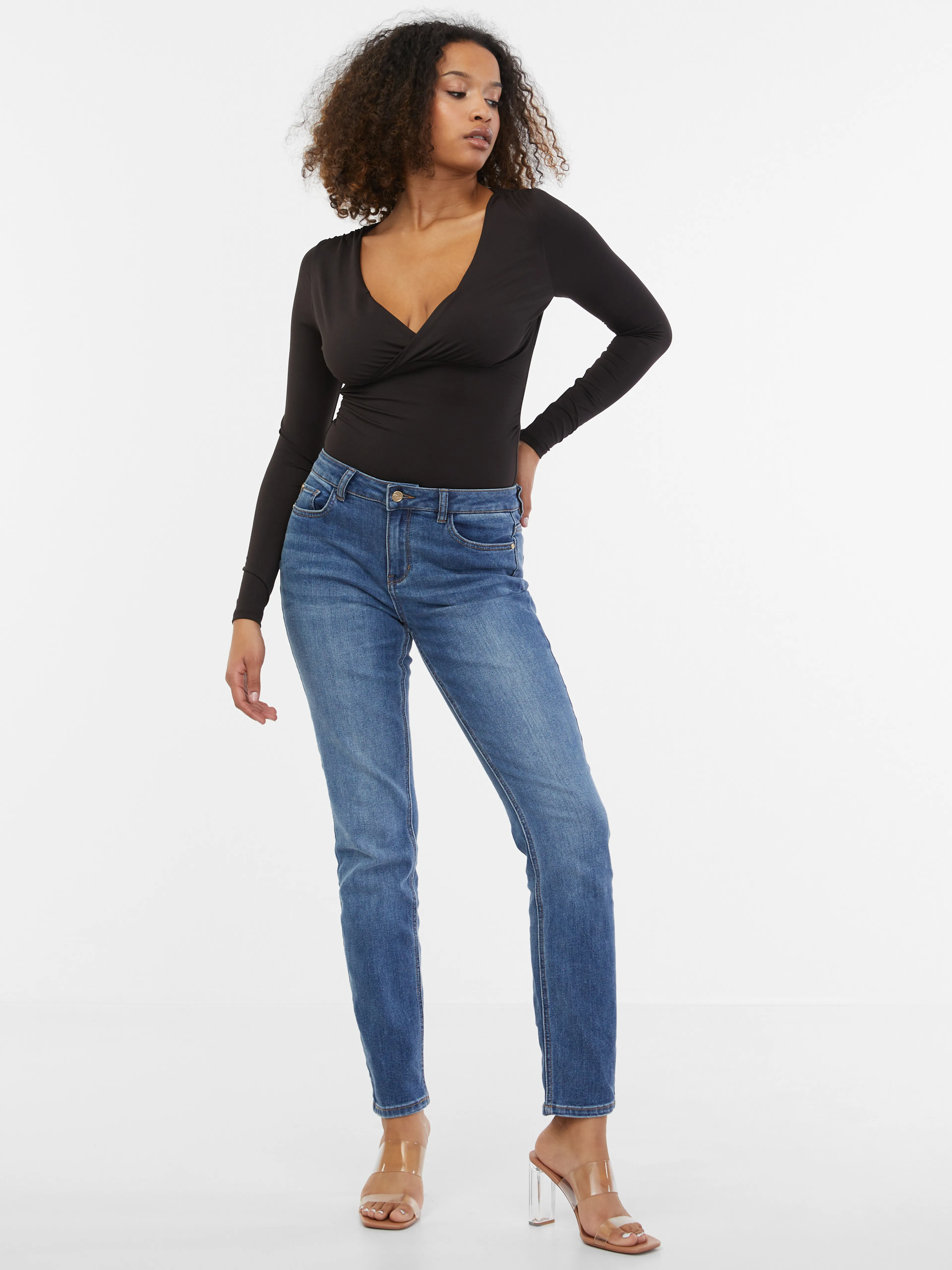 Schwarzes Damen-Body ORSAY