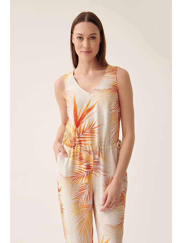 TATUUM Jumpsuit in Creme/ Orange günstig kaufen