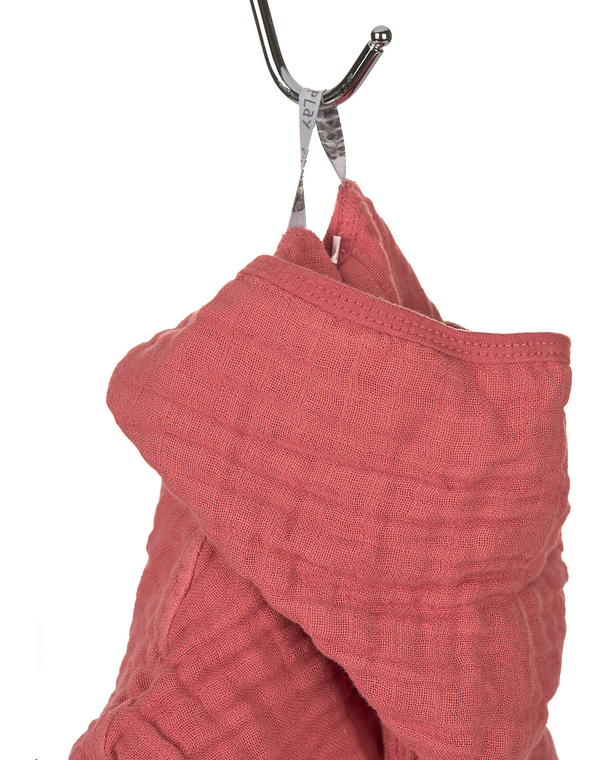 Bademantel Musselin, rot