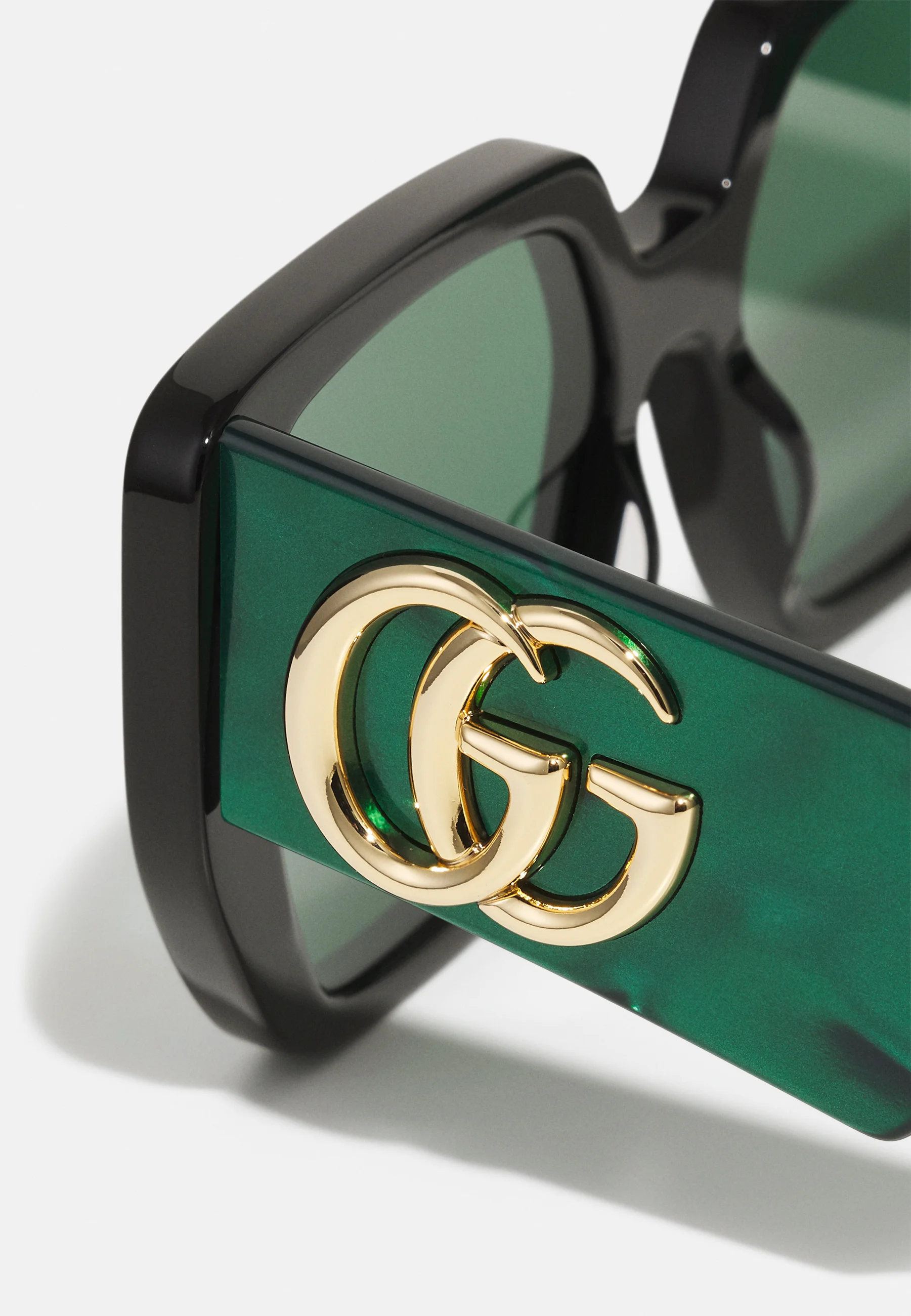 GAFAS DE SOL Gucci GG CUADRADAS DE ACETATO DE GRAN TAMAÑO - Gafas de sol