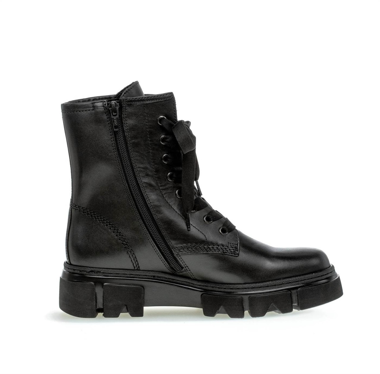GABOR Schnür-Stiefeletten schwarz