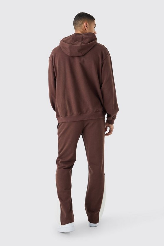 Oversize Hoodie mit 1/4 Reißverschluss