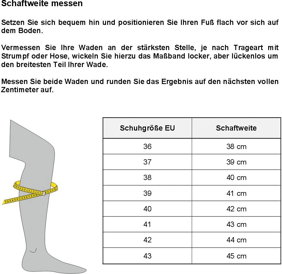 Rieker Winterstiefel mit Zierkette am Schaft