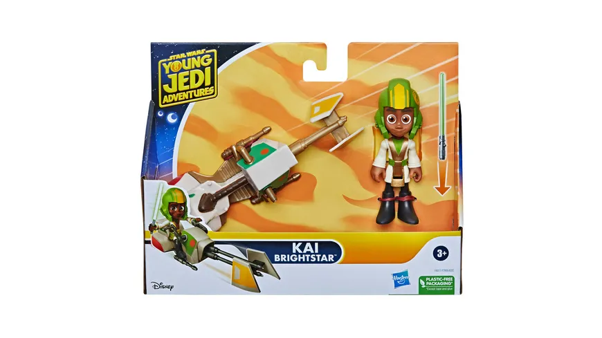 Hasbro - Star Wars Action-Figur & Speeder Bike
