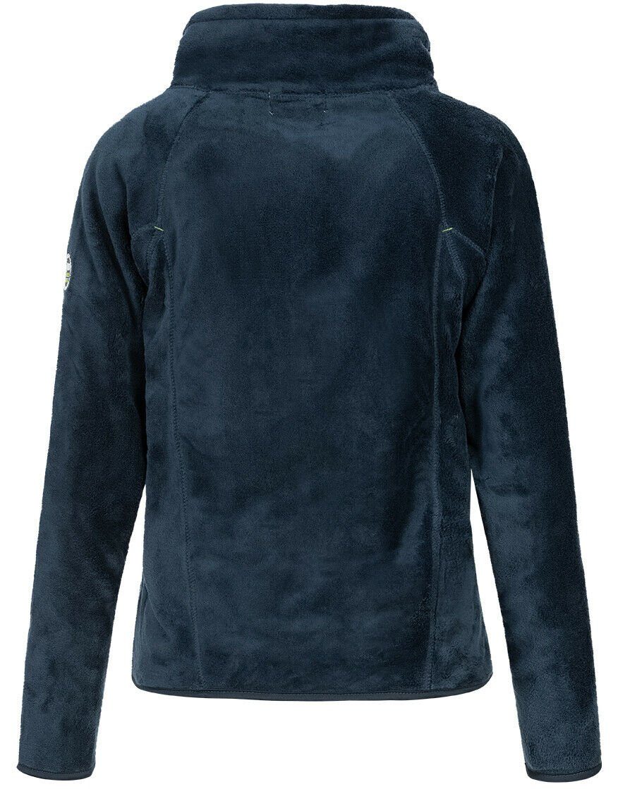 Geographical Norway Fleecejacke Damen Teddy Fleece Jacke Herbst Winter Sweater Übergangsjacke