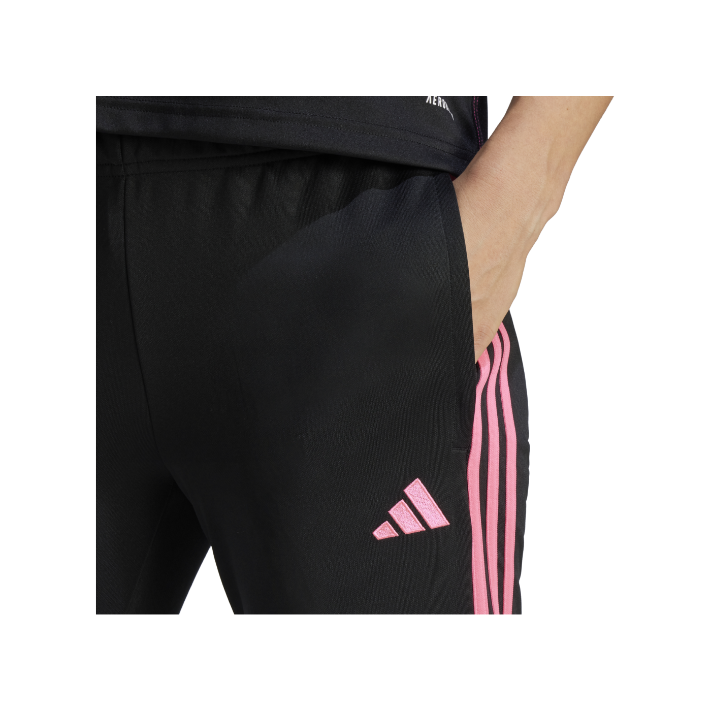 adidas Tiro 23 Club Trainingshose Damen Schwarz Pink