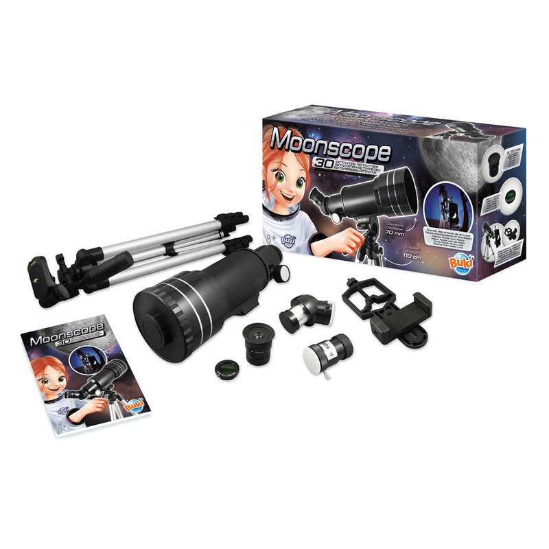 Moonscope Télescope lunaire 30 activités Buki