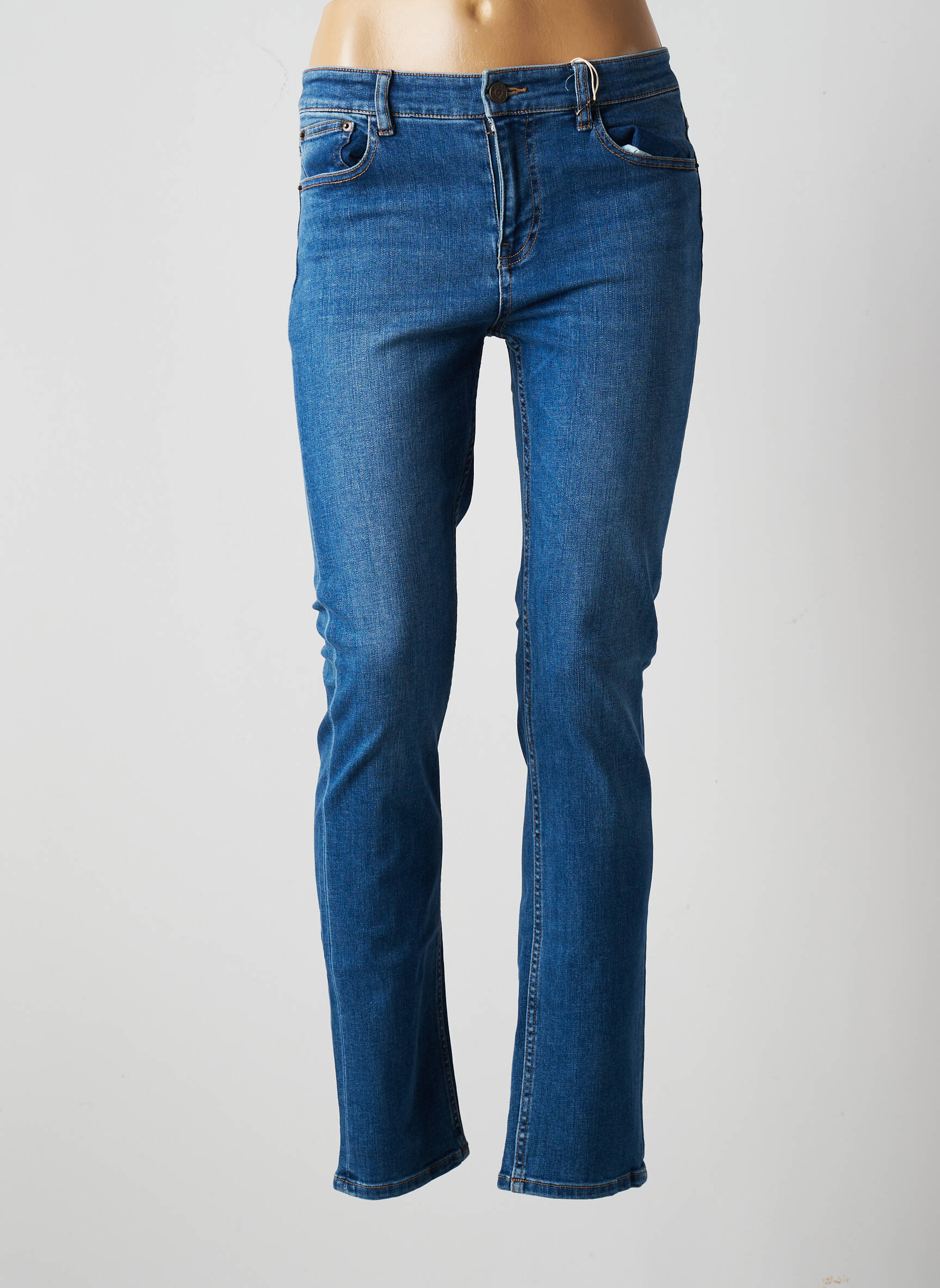 Labdip Jeans Coupe Slim Femme couleur bleu