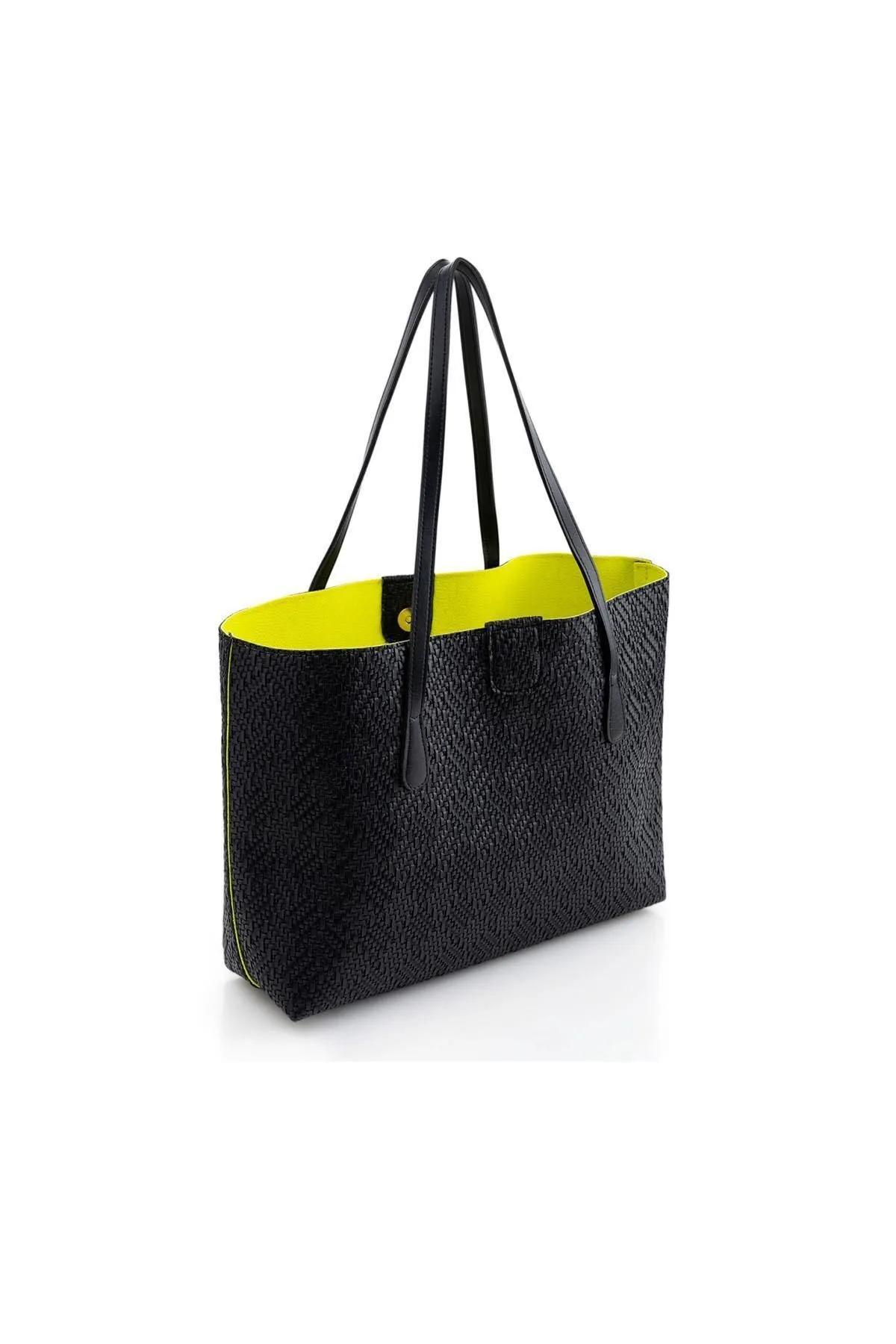 Lucky Bees  Große Tote-Umhängetasche aus Kunstleder für Damen
