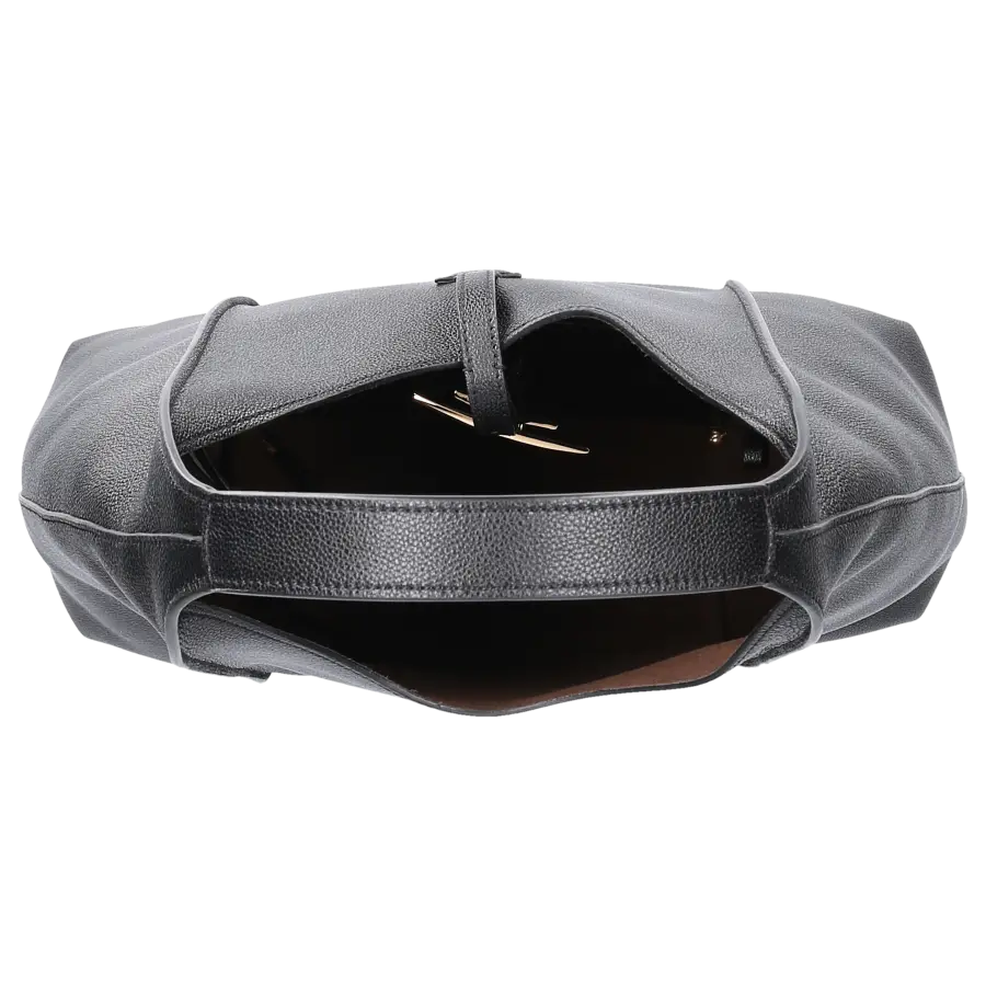 Tod's - Handtasche T TIMELESS HOBO Kalbsleder - schwarz