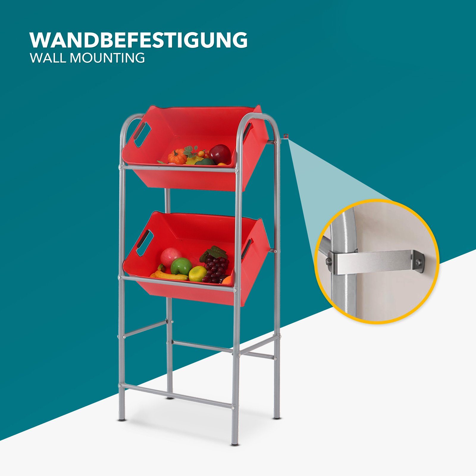 Karat Flaschenregal Flaschenkastenständer Rocket, In 2 Ausführungen erhältlich