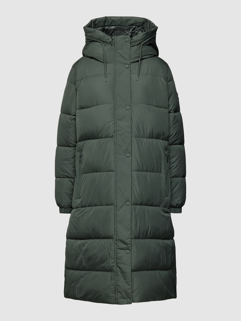 Steppjacke mit seitlichen Reißverschlusstaschen in bottle