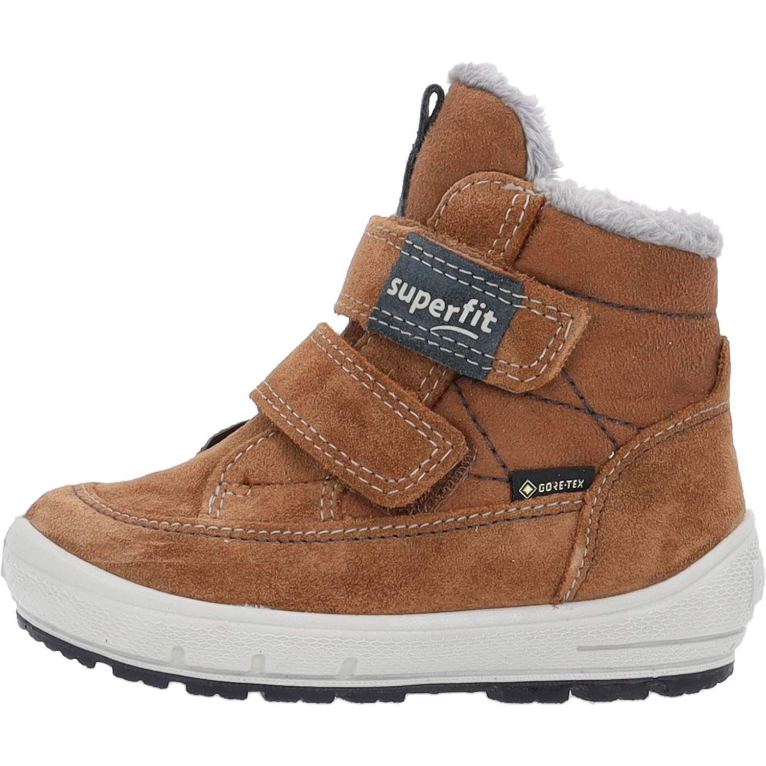 Superfit GROOVY 09314, Lauflernschuhe, Kinder, Braun/Blau