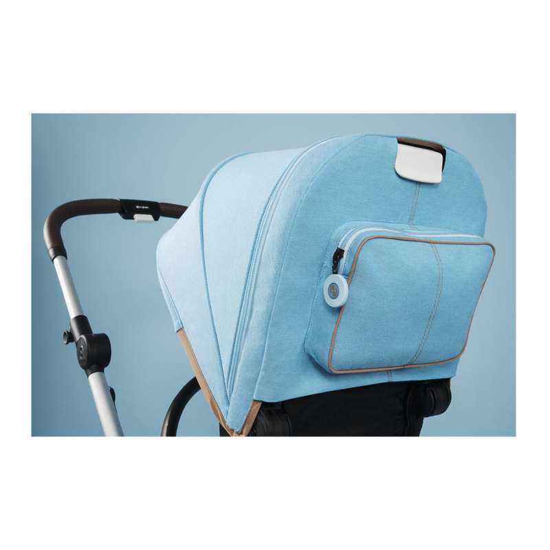 Poussette compacte Eezy S Twist + 2 Moon Black châssis silver Cybex