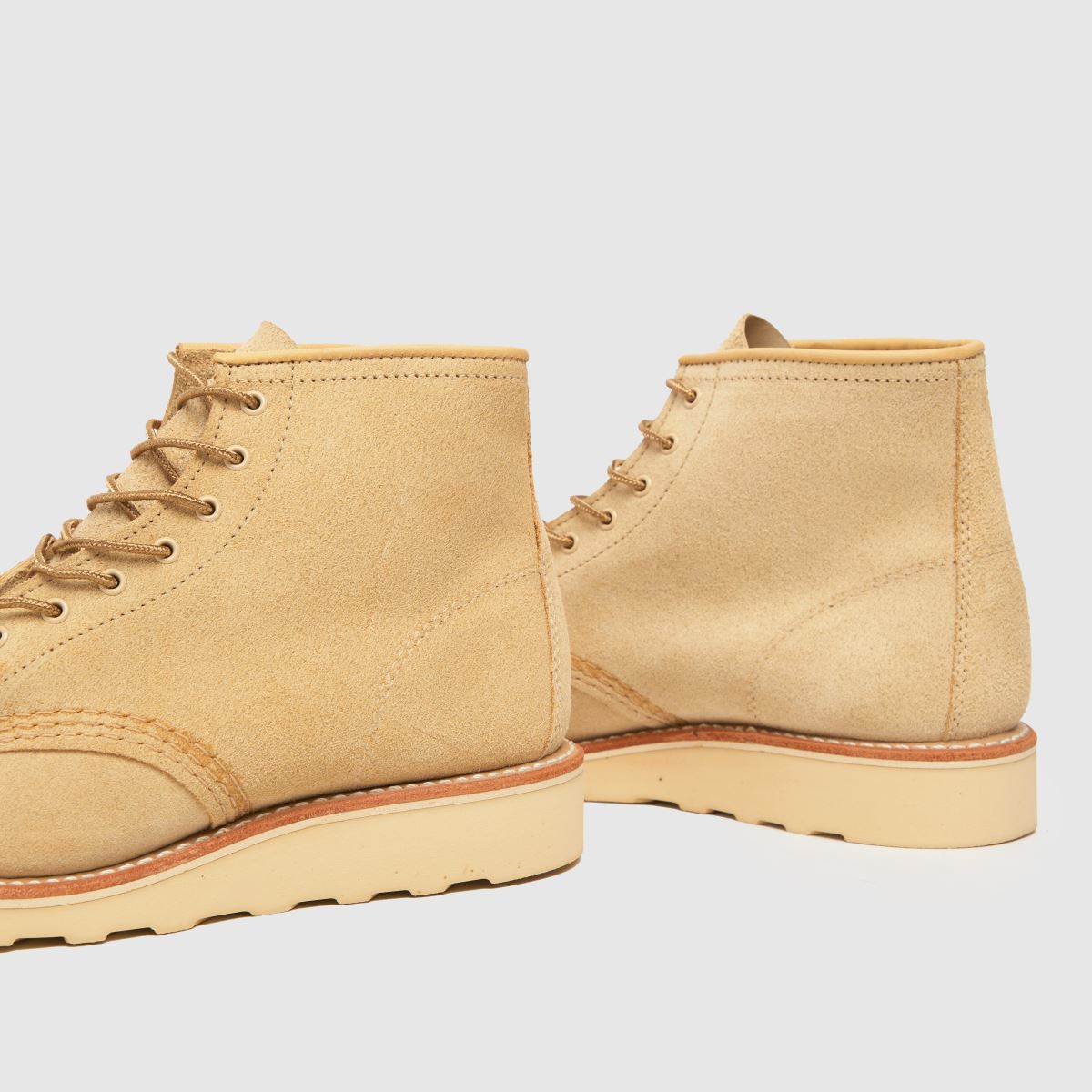 Red Wing – Stenfärgade klassiska stövlar med mockatå och 6 tums höjd