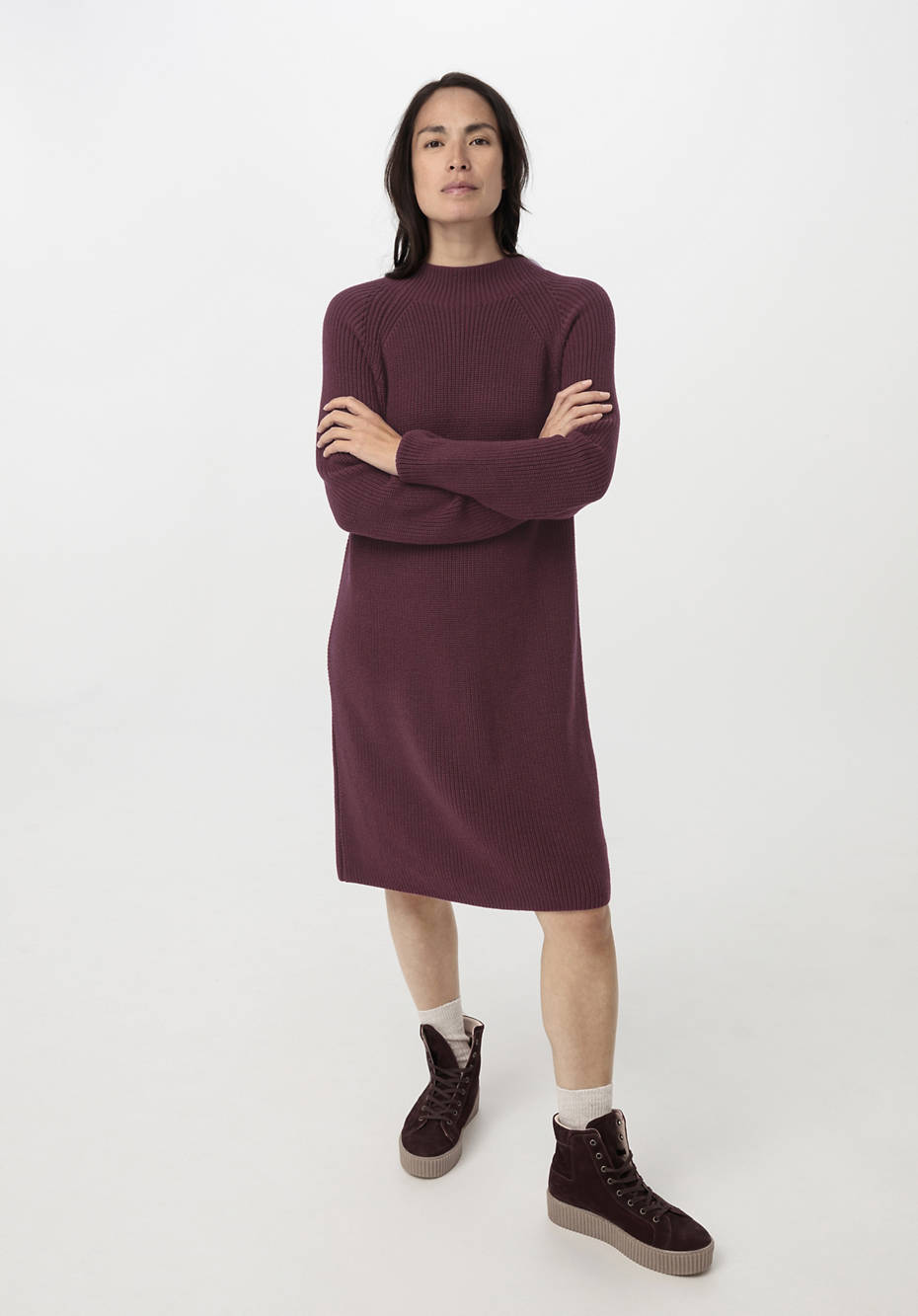 Strickkleid aus reiner Bio-Baumwolle