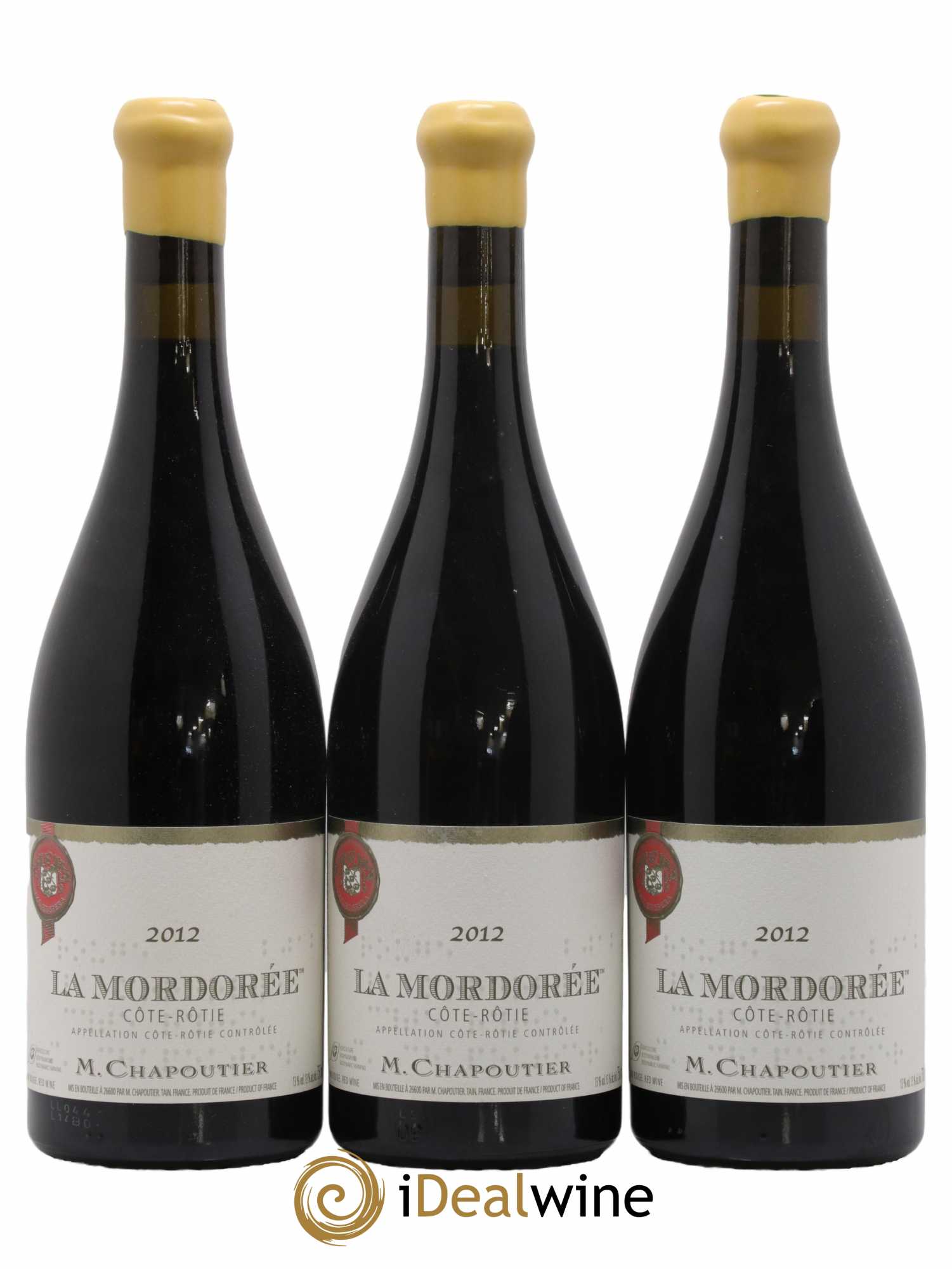 Côte-Rôtie La Mordorée Chapoutier  2012 - Lot de 6 Bouteilles