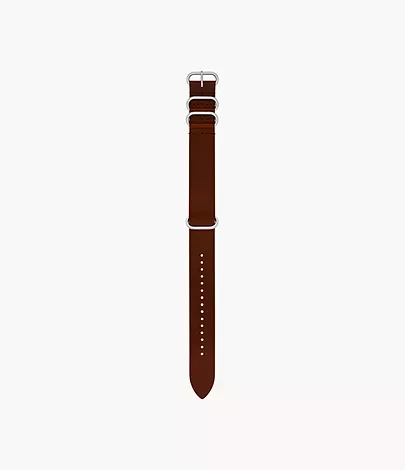 Fossil Band 22 mm Leder braun