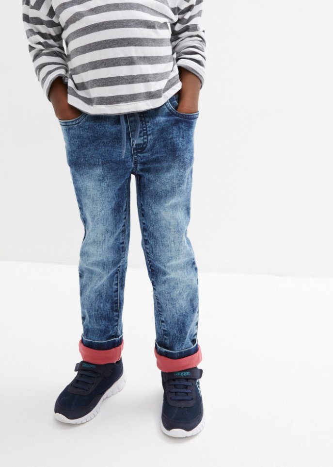 Mädchen Thermojeans mit Jerseyfutter