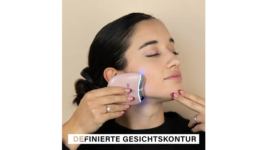 ROSENTAL EMS Gua Sha Light Therapy Tool rosa