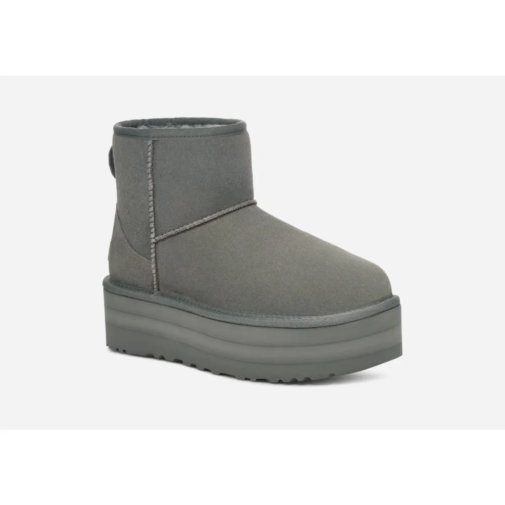 UGG W Classic Mini Platform 1134991-RNS / grau
